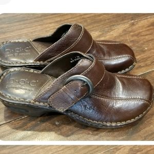 Women's boc Concepts Brown Slip On Mules/Clogs, sz 7